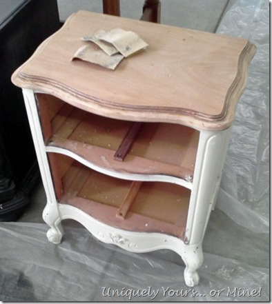 UF French Bedside Table