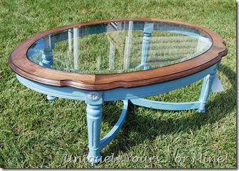 F Oval Coffee Table