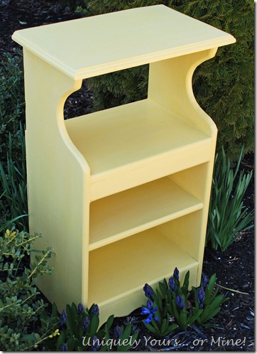 CeCe Caldwell Carolina Sun Yellow painted nightstand