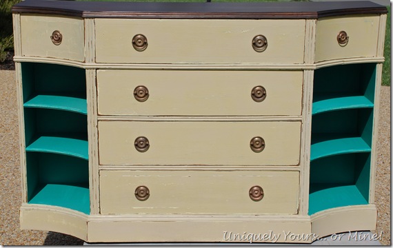 painted vintage buffet