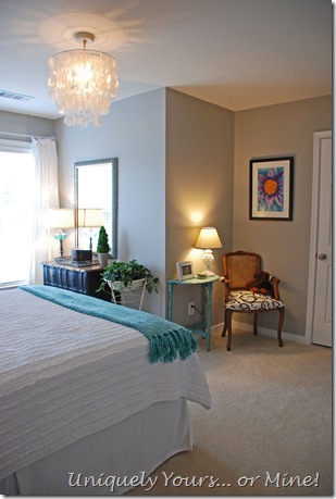 blue and gray bedroom makeover