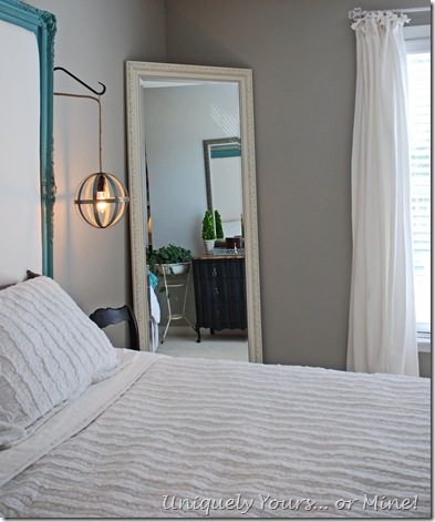 blue and gray bedroom makeover