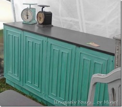 Destin Gulf Green painted buffet