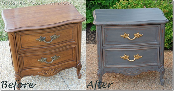 Refinishing painting nightstand