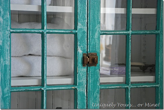 bathroom cabinet update