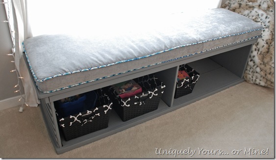 Custom window seat update