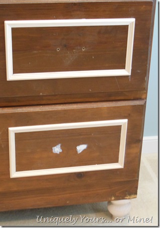 Adding trim to cabinets