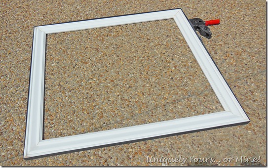 Clamping a frame using a frame clamp