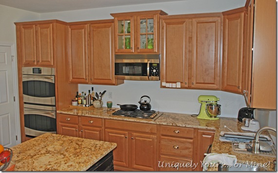 Before Kitchen Cabinet Painting