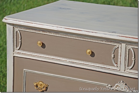 French chest painted Old White and CoCo ASCP