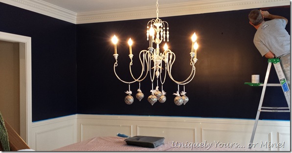 Navy Blue dining room sneak peak
