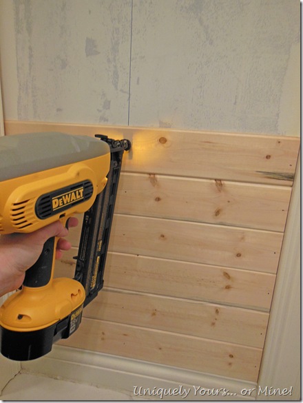 nailing tongue and grove boards