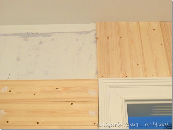 installing wood planks on walls