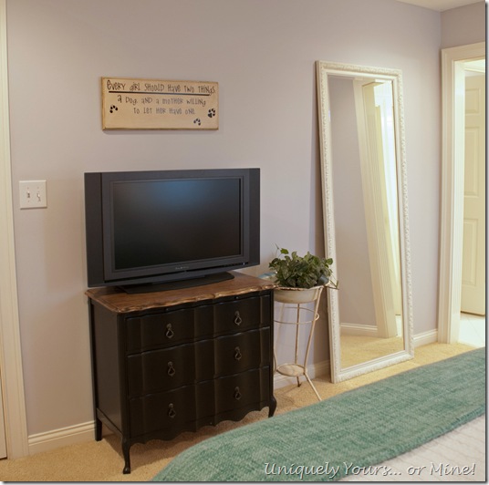 Purple and blue girls bedroom