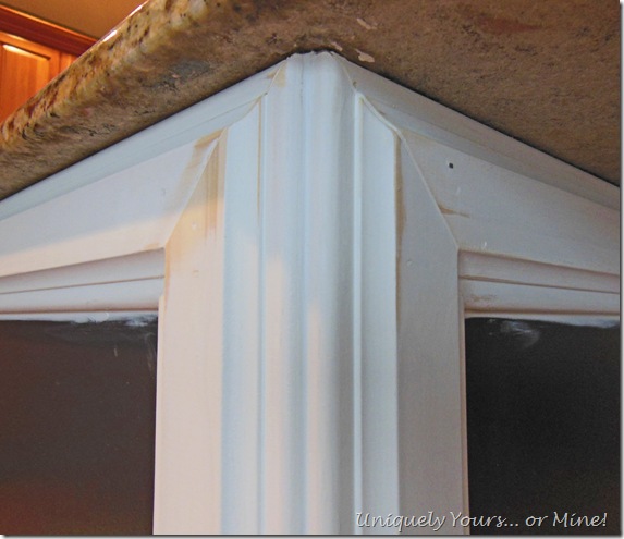 installing molding on kitchen island