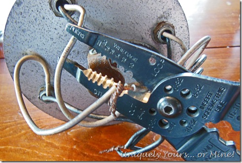 DIY vintage pendant light rewiring