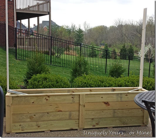how to build a planter trellis