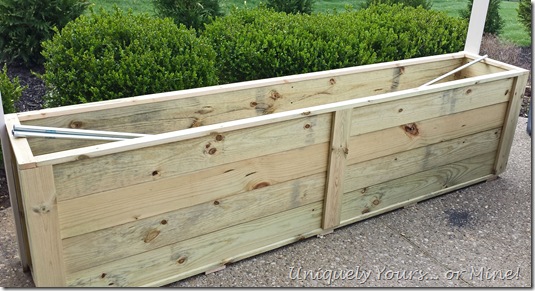 how to build a planter trellis