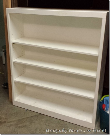 Bookcase for shoe storage