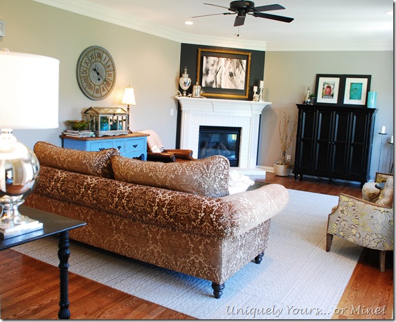 gray family room update