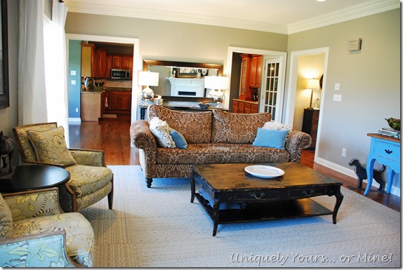 gray family room update