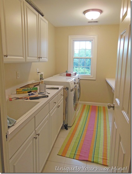 Laundry Room Update before