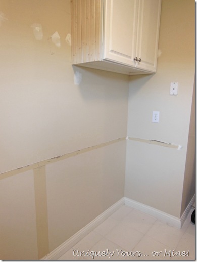 Installing upper cabinet and removing countertops