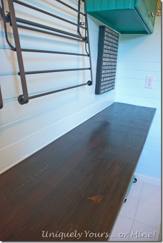 Custom wood folding table