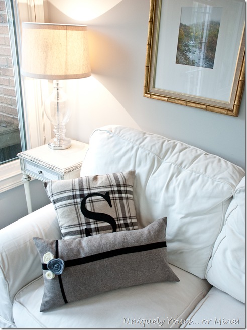 Embellishing pillow covers