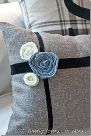 Embellishing pillow covers