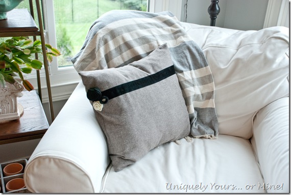 Embellishing pillow covers