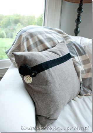 Embellishing pillow covers