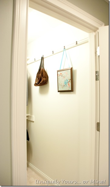 Closet remodel update