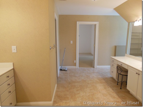 Master bathroom BEFORE