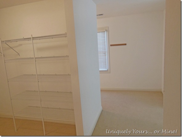 Master closet renovation