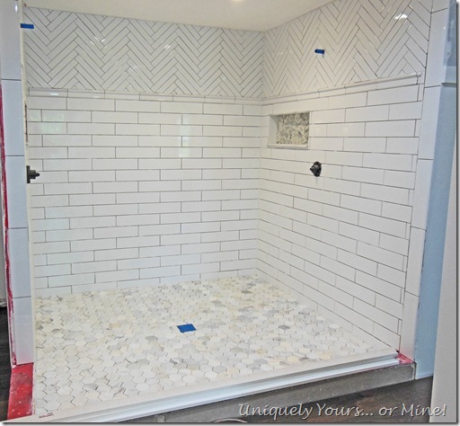Master bathroom walk-in shower