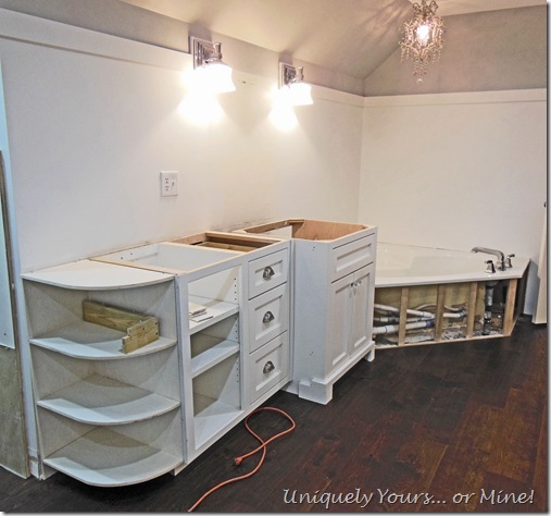 Master bathroom renovations