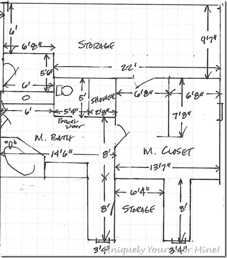 Bathroom closet plans