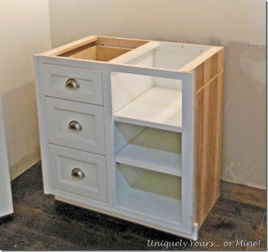 Original part of 3 part vanity