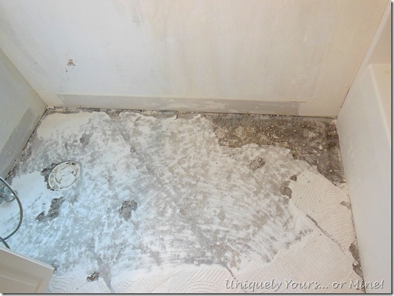 Bathroom tile removal