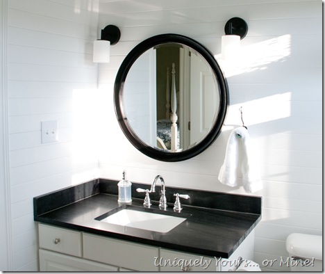 DIY Black granite vanity