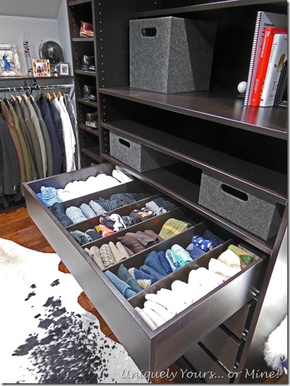 Custom made drawer dividers for PAX wardrobe drawers