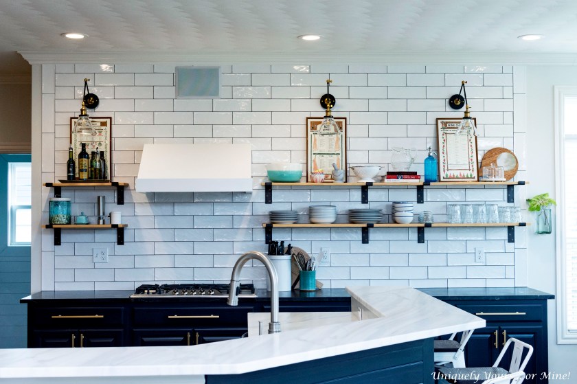 Kitchen Remodel Open Shelving